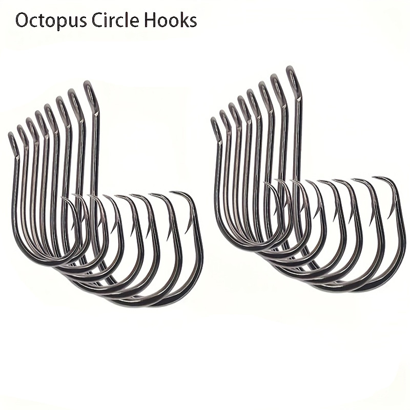 Fishing Hook Assortment - 50pcs Circle Hooks Fishing Equipment Octopus