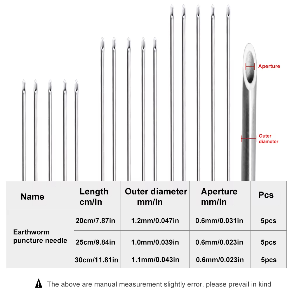 Earthworm Hooking Needle Stain - đánh giá và giá Fishing Hook Stainless Steel
