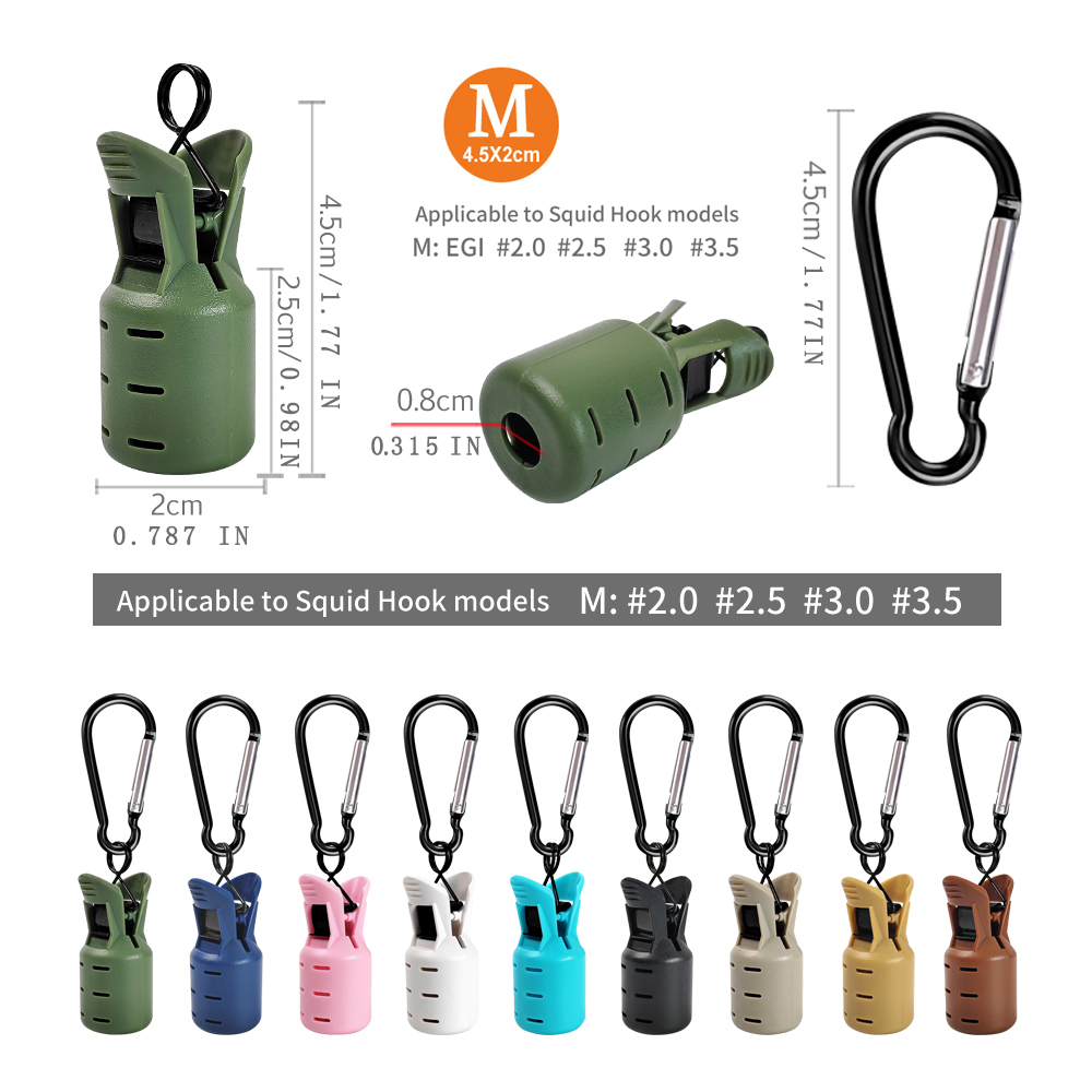 Squid Jig Hook Cover Durable P - đánh giá và giá Fishing Hook Size