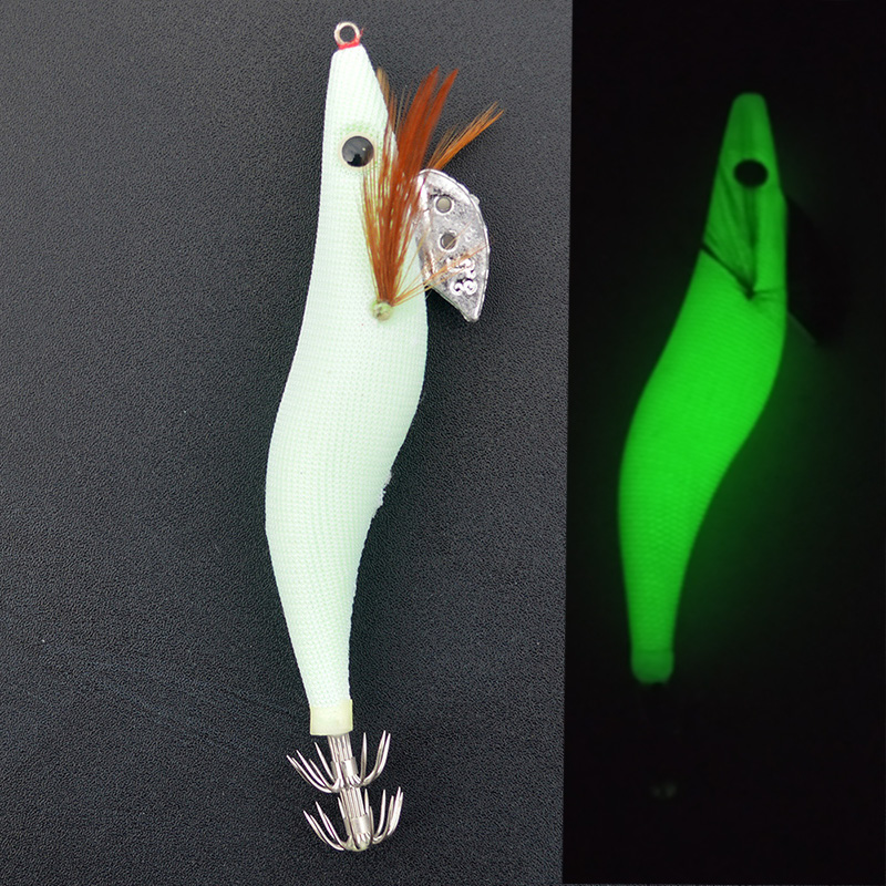 1 Chiếc Dạ Quang Mực Ghép Hình - đánh giá và giá Fishing Hook Size