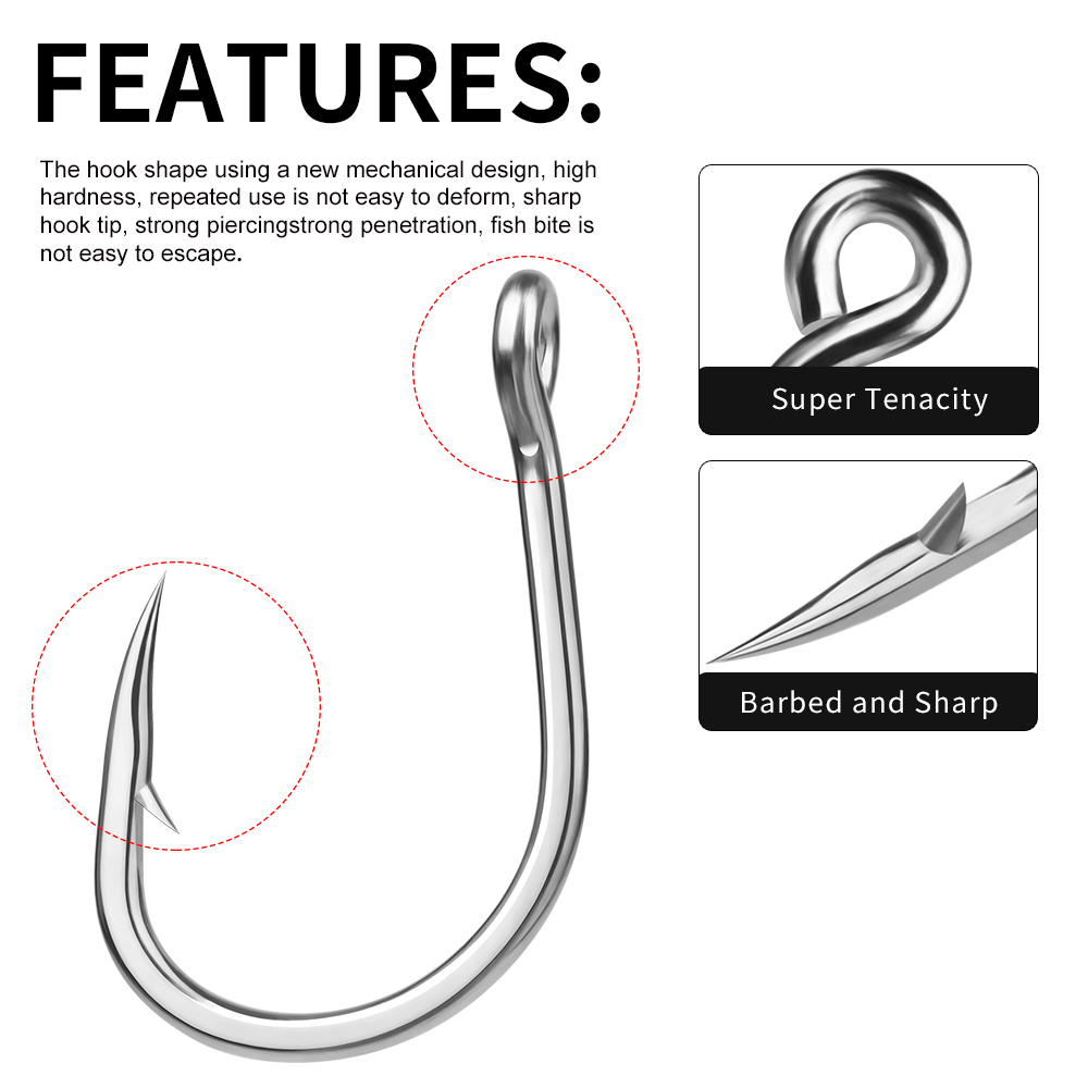 PROBEROS 10pcs/lot Fishing Hoo - đánh giá và giá Fishing Hook Assortment