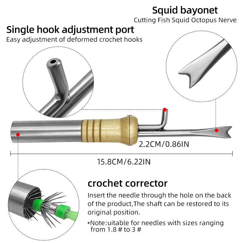ShareShark Multifunctional Squ - đánh giá và giá Fishing Hook Stainless Steel