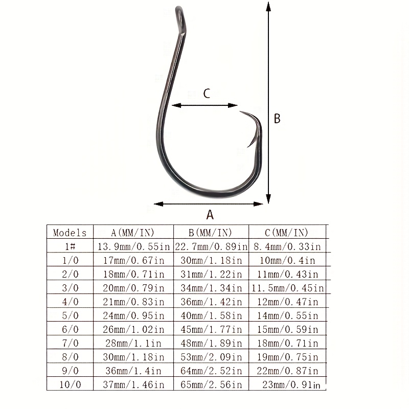 50pcs Circle Hooks Fishing Equ - đánh giá và giá Fishing Hook Assortment